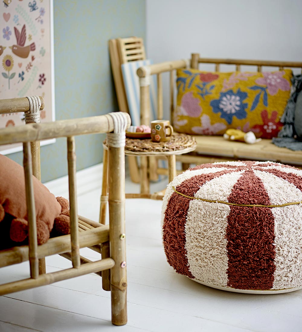 Bloomingville Mini Pude - Ø45 cm - Isobell - Brun