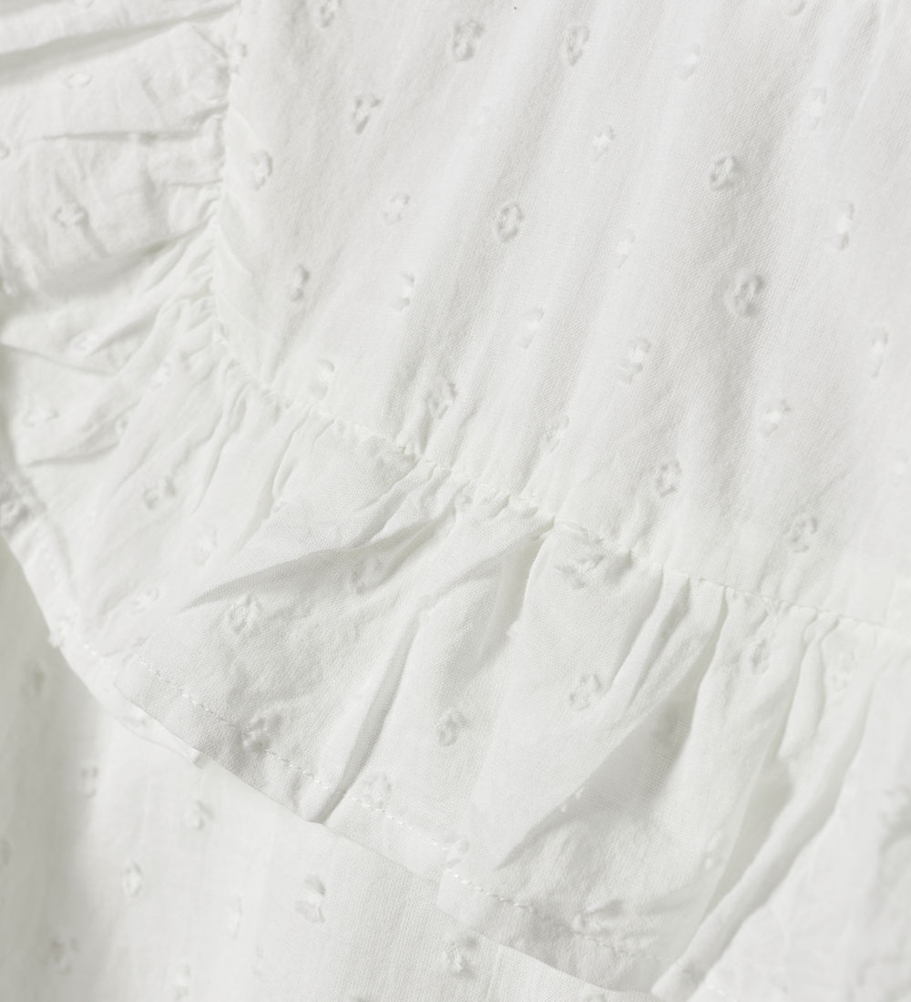 Creamie Bluse - Dobby - Cloud