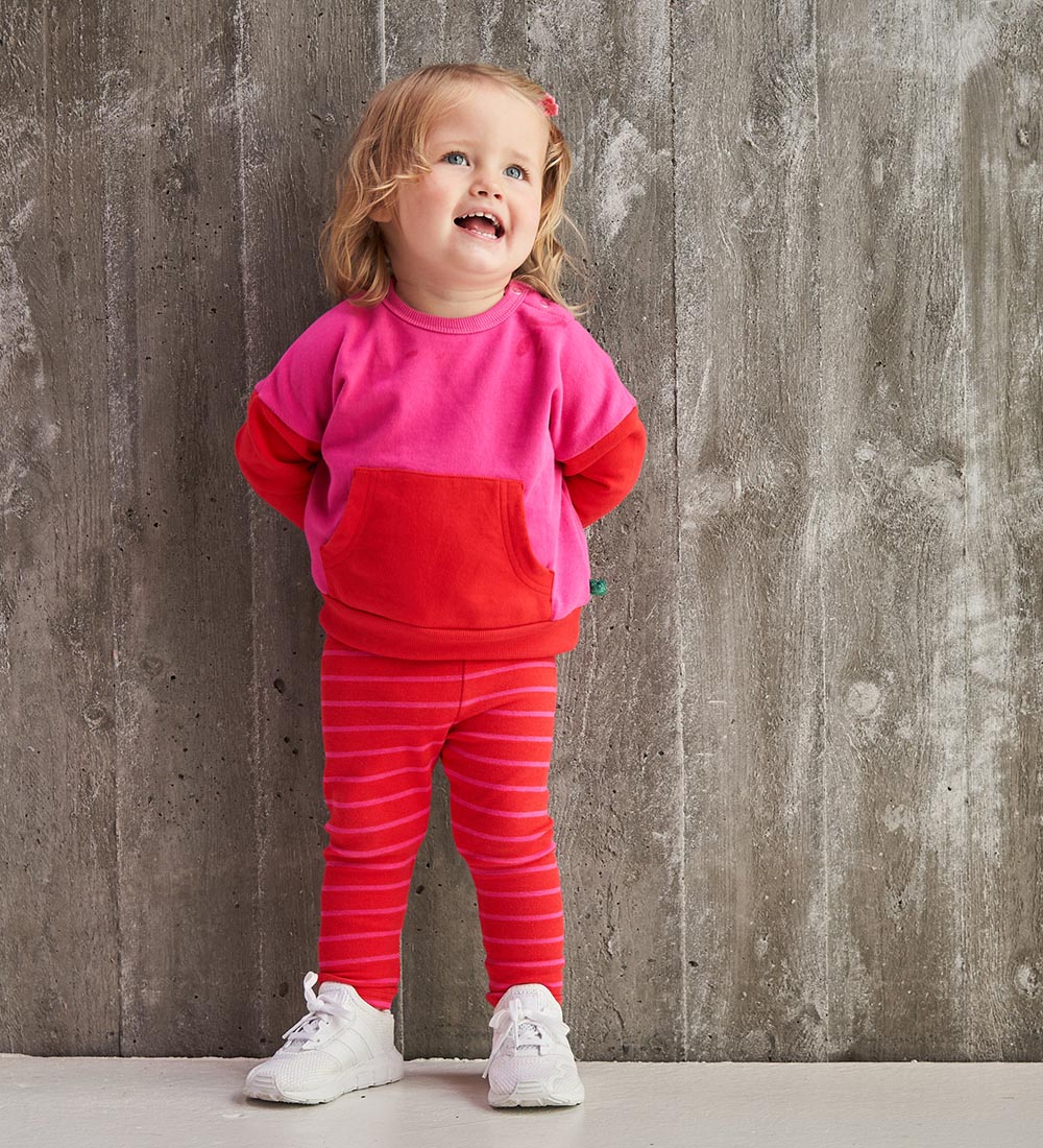 Freds World Sweatshirt - Block - Fuchsia