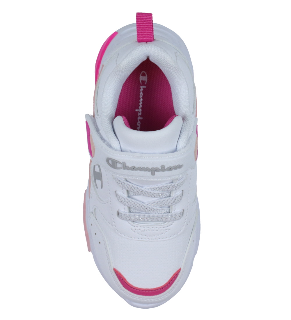 Champion Sko m. Lys - Wave PU G TD - Hvid/Pink/Pudder