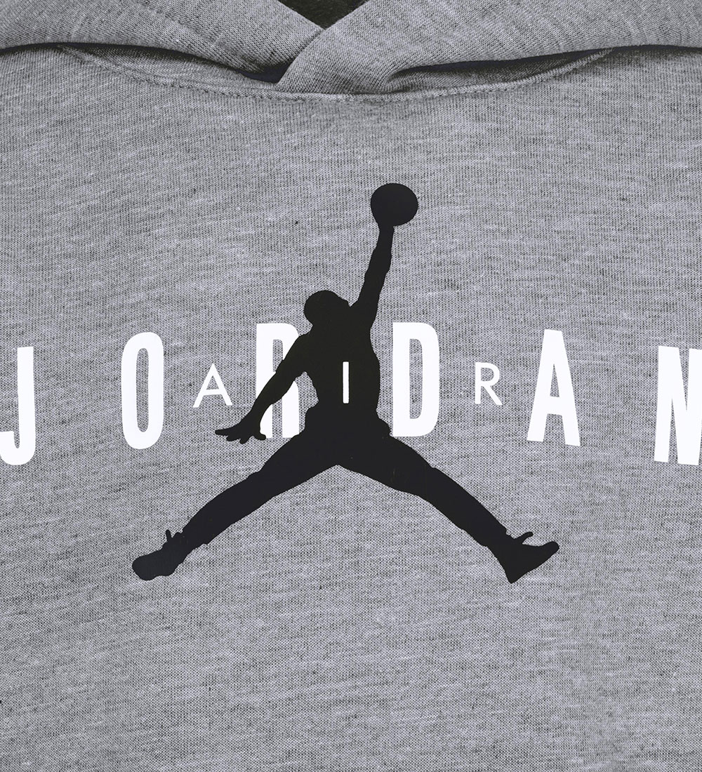 Jordan Sweatsæt - Gråmeleret m. Logo