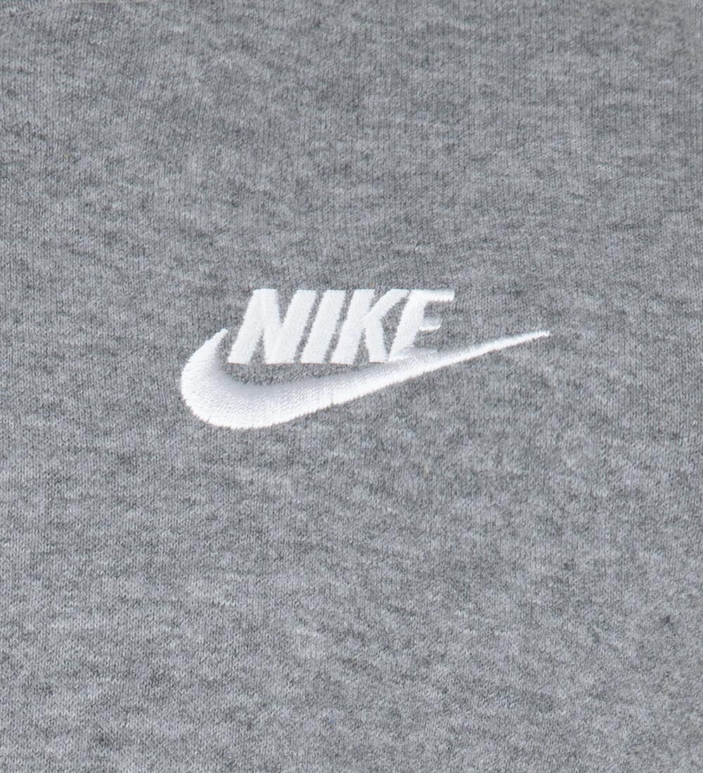 Nike Hættetrøje - Carbon Heather