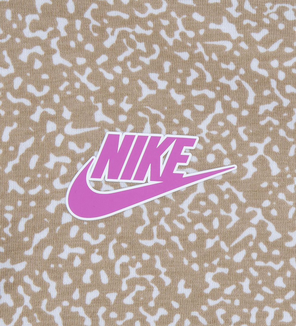 Nike Cardigan/Leggings - Hemp/Hvid
