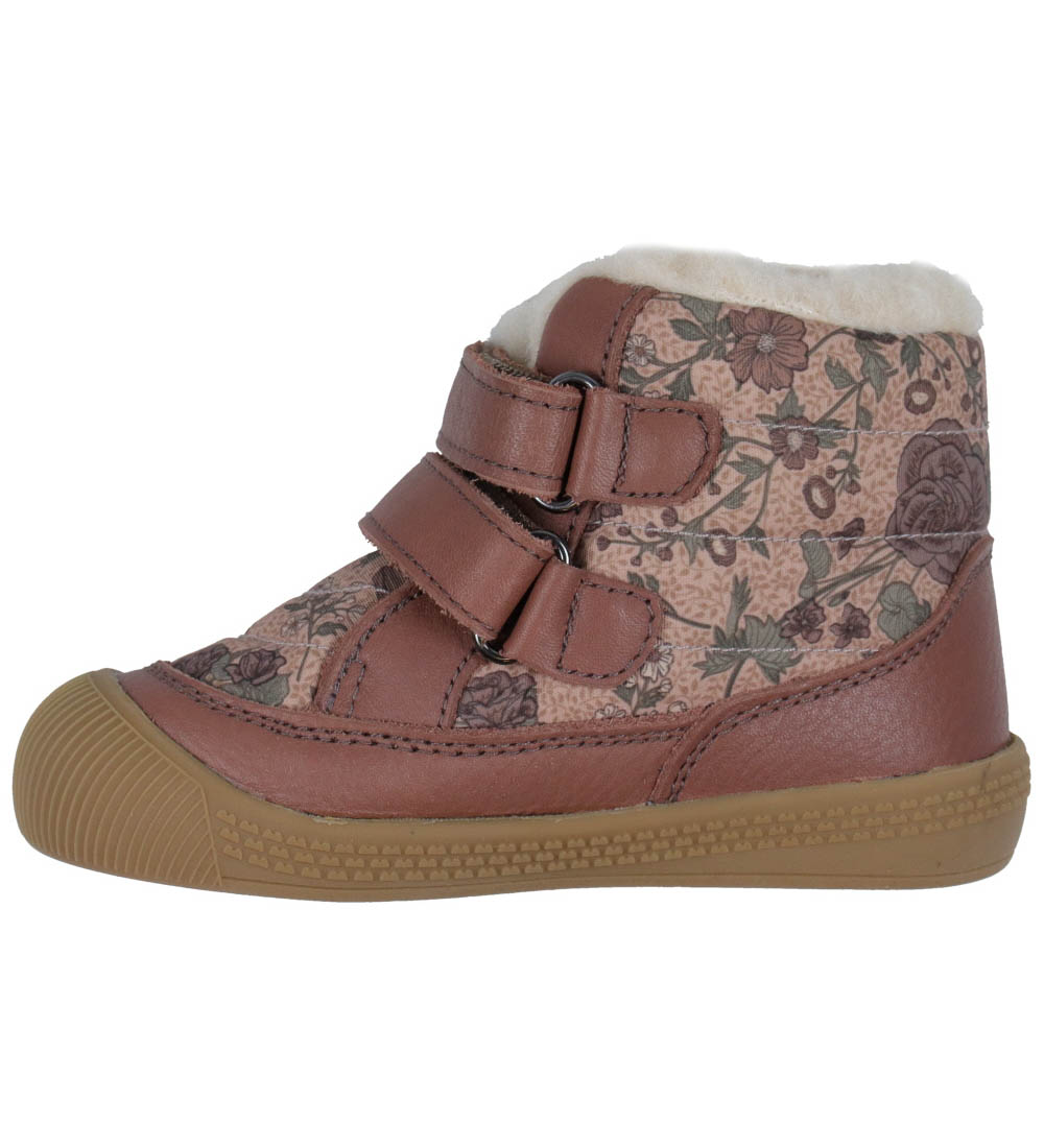 Wheat Vinterstøvler - Daxi - Tex - Dusty Rouge m. Blomster
