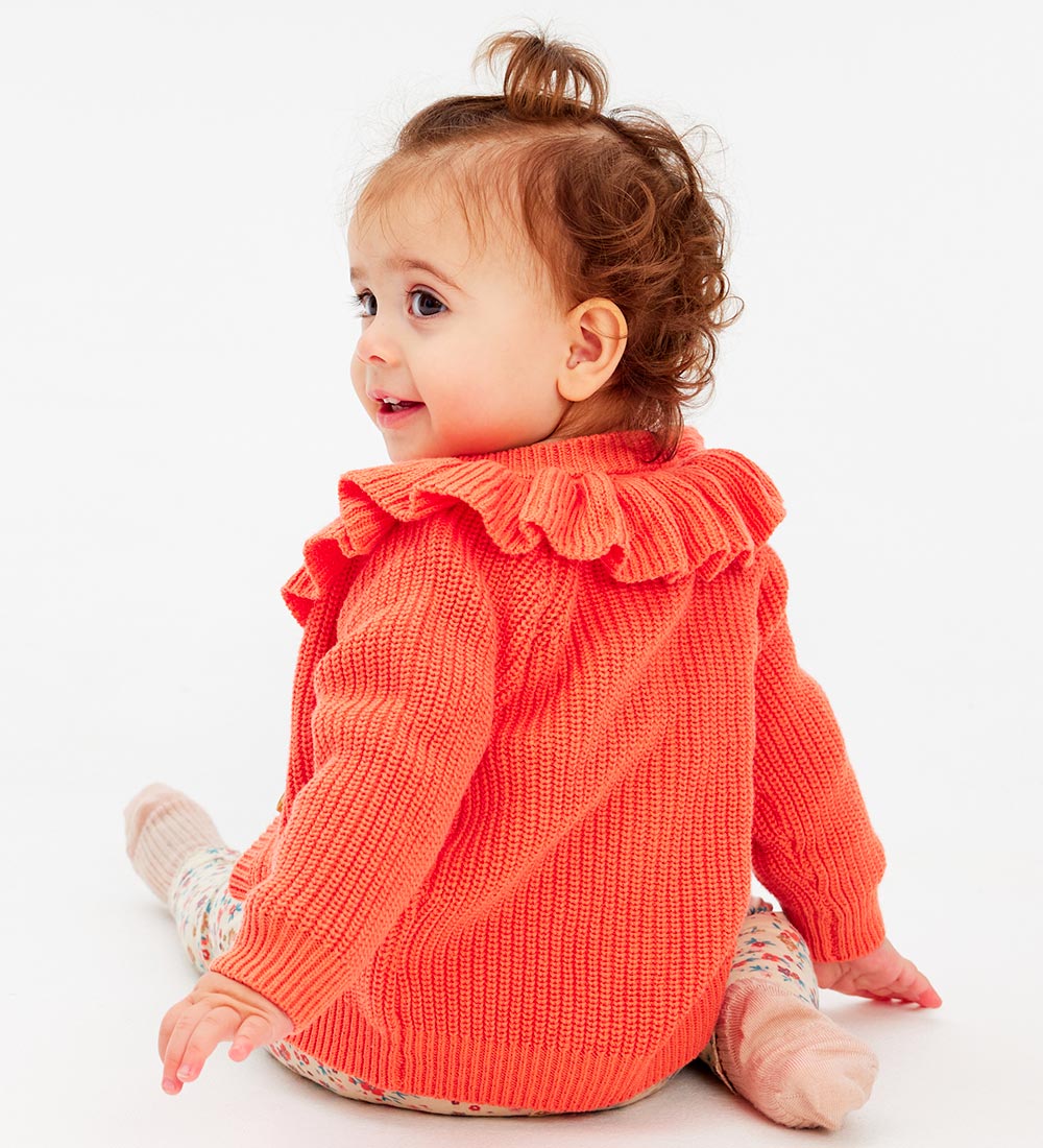 The New Siblings Cardigan - Strik - TnsOlly - Emberglow
