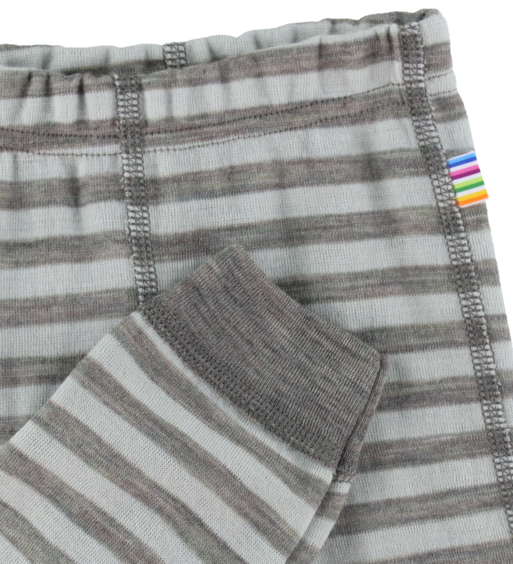 Joha Leggings - Uld - Grå/Mynte