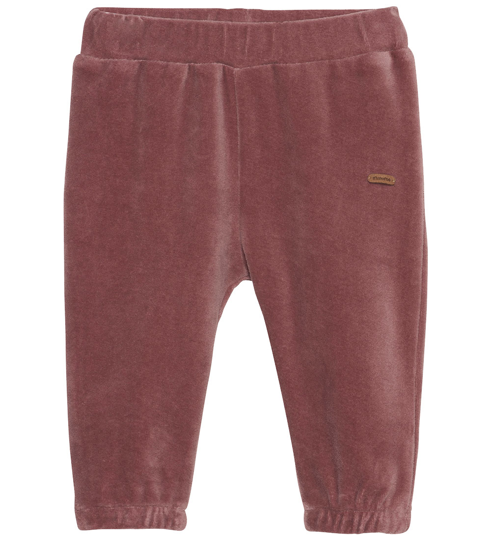 Minymo Velourbukser - Rose Taupe m. Egern