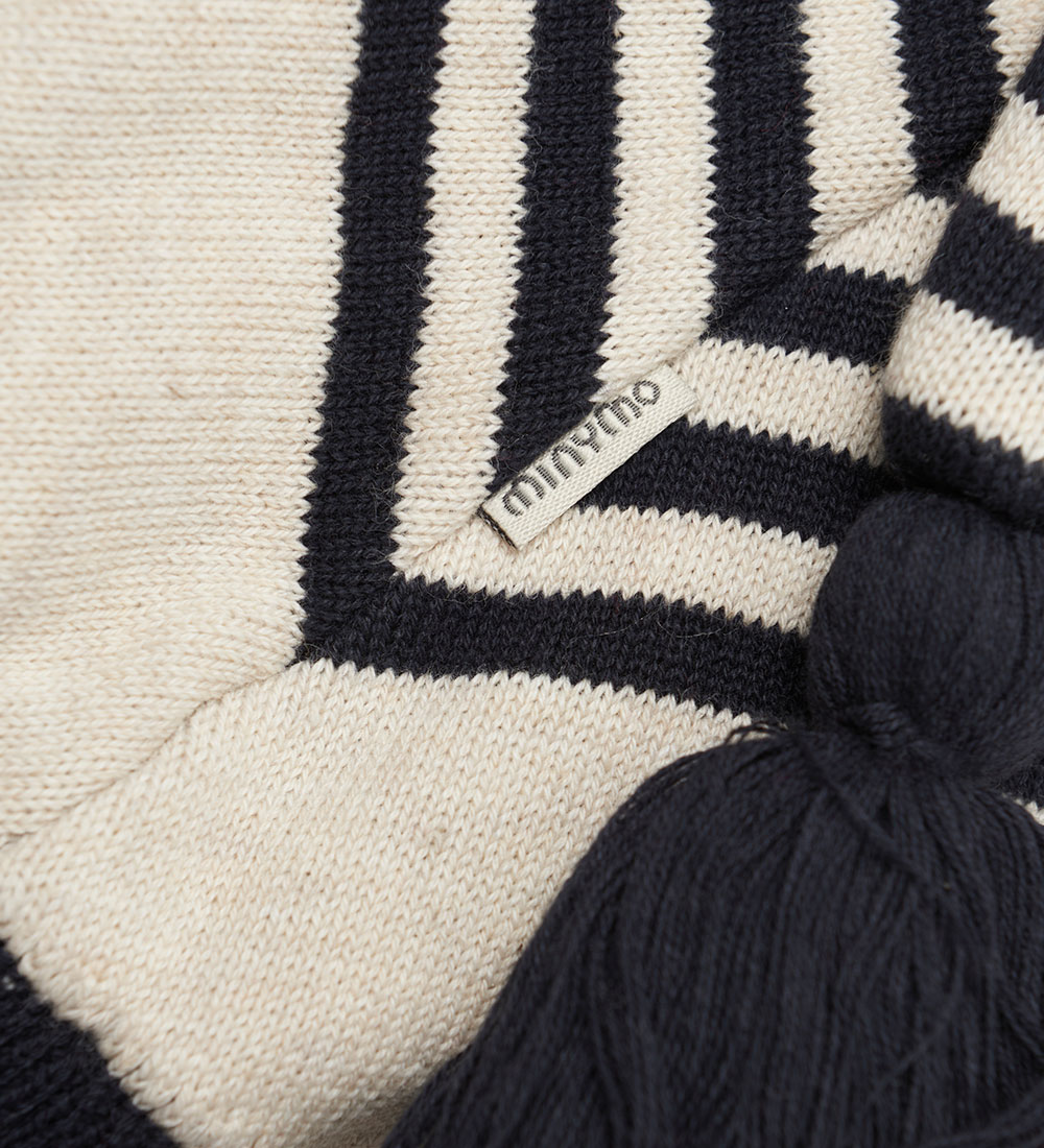 Minymo Nissehue - Strik - Dark Navy m. Dino