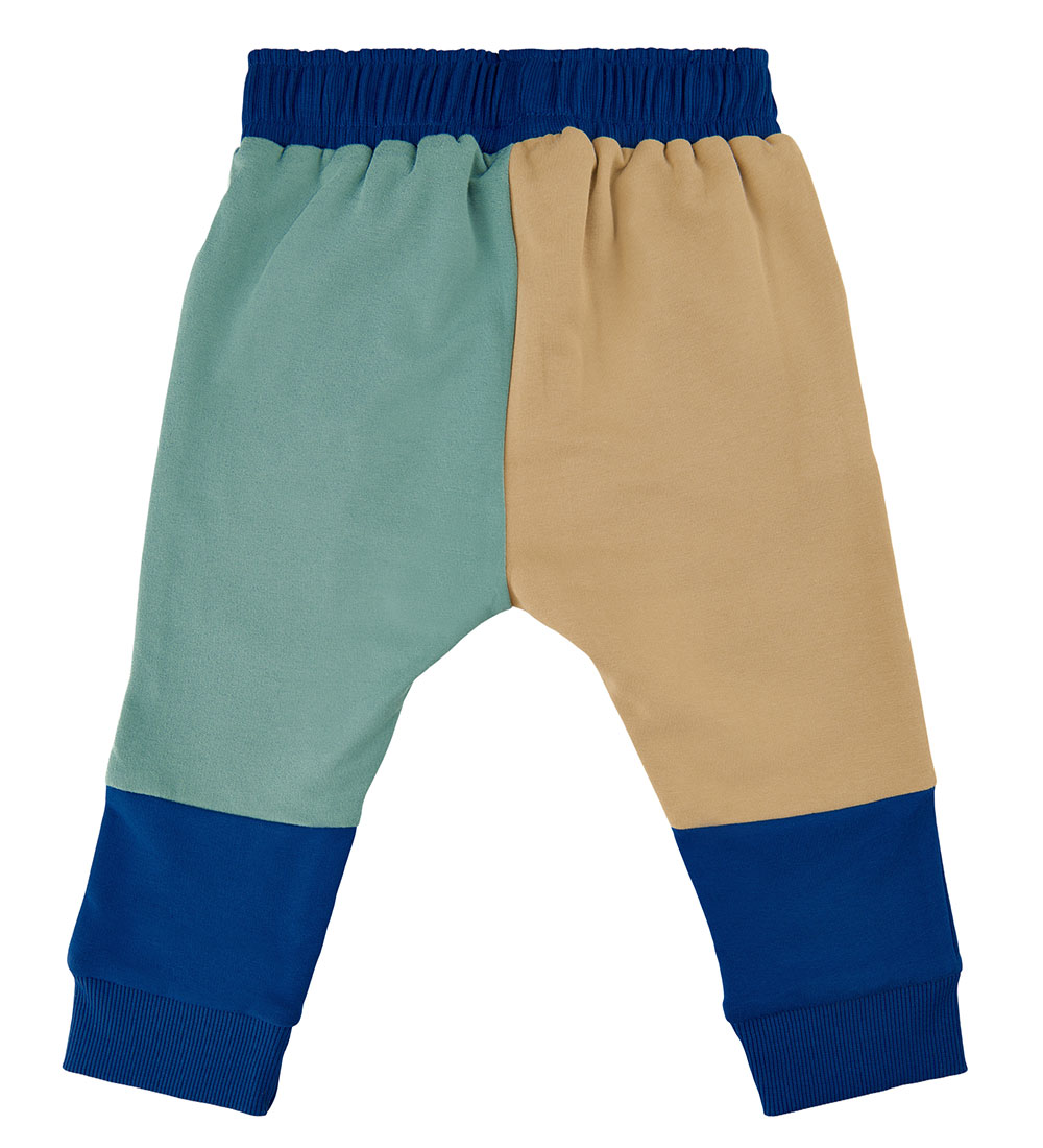 The New Siblings Sweatpants - TnsIago - Monaco Blue/Aquagrøn/Lys