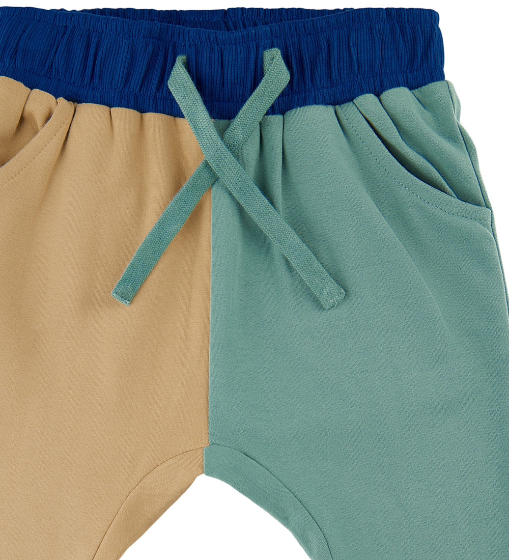 The New Siblings Sweatpants - TnsIago - Monaco Blue/Aquagrøn/Lys