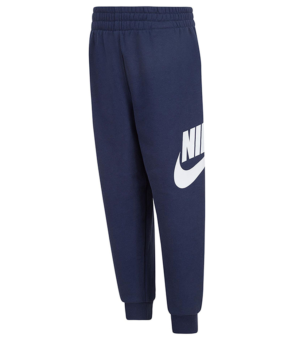 Nike Sweatsæt - Midnight Navy m. Hvid
