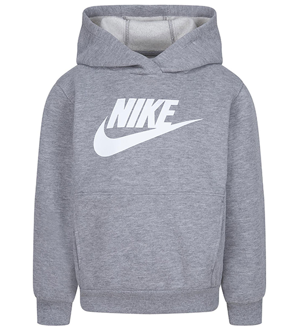 Nike Sweatsæt - Gråmeleret m. Hvid