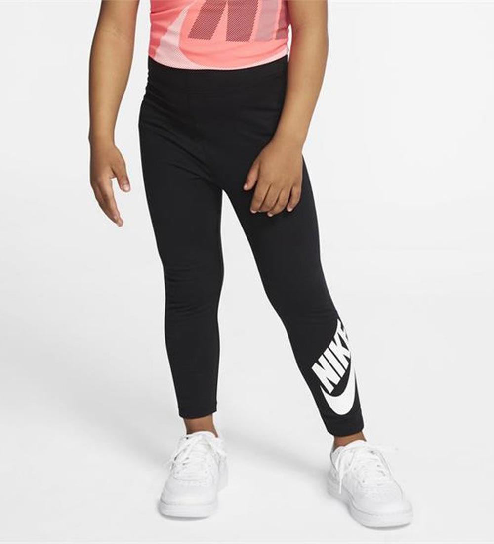 Nike Leggings - Just do It - Sort m. Hvid