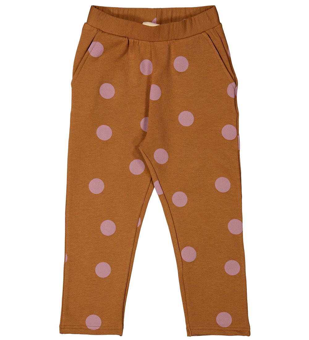 MarMar Sweatpants - Palina - Cream Taupe Dot