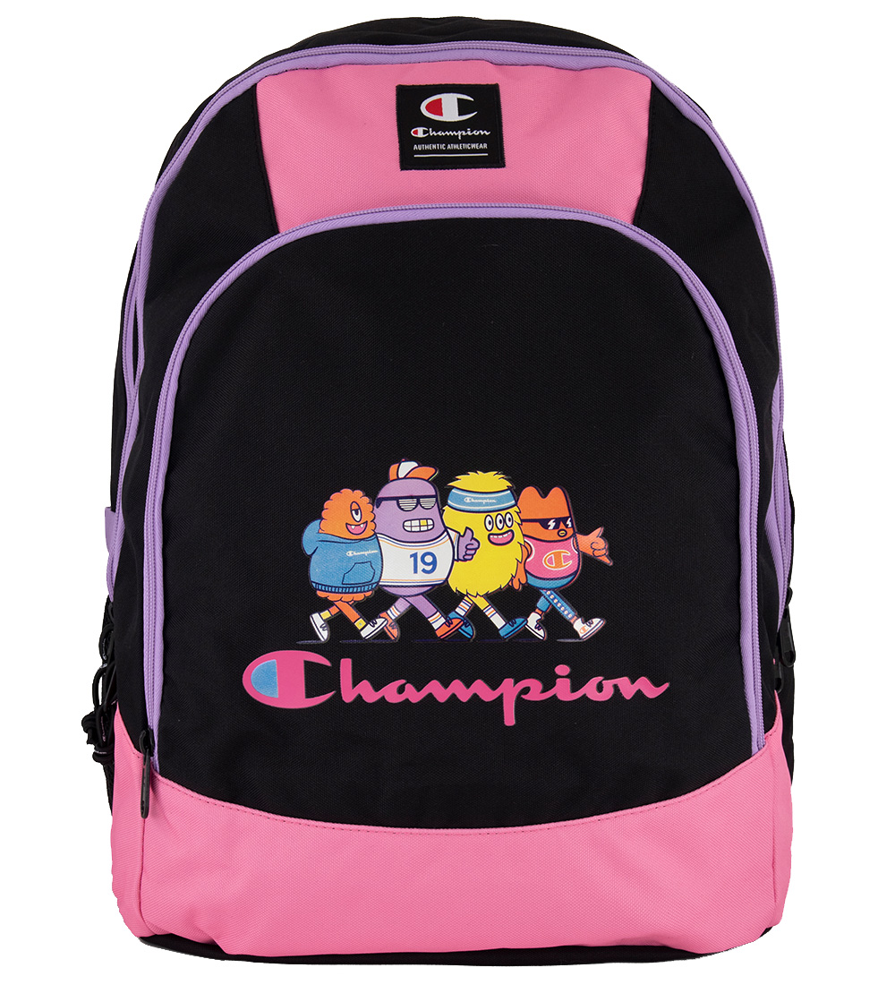 Champion Rygsæk - Sort m. Rosa/Print