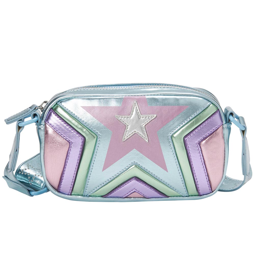 Stella McCartney Kids Skuldertaske - Metallisk Blå m. Stjerne