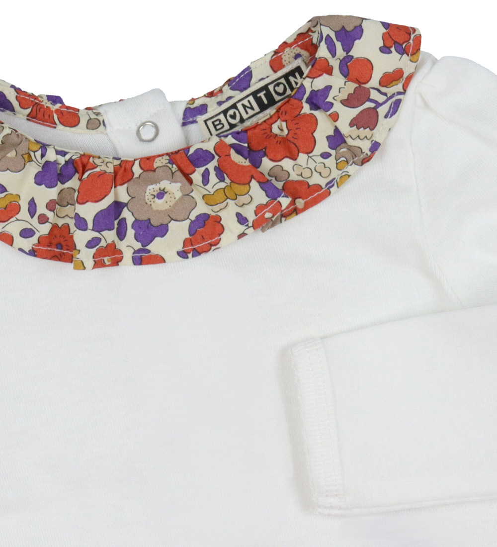 Bonton Body l/æ - Creme m. Blomstret Krave