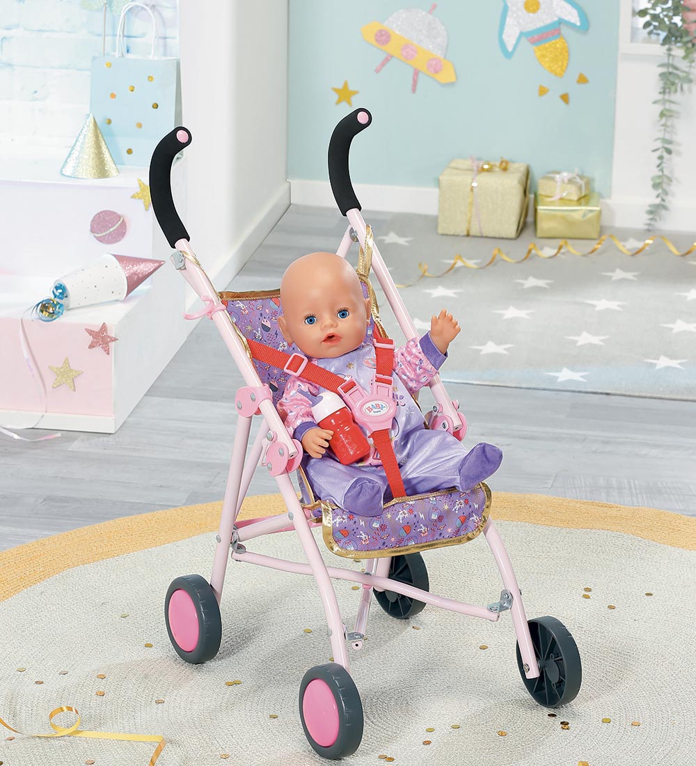 Baby Born Dukketilbehør - Deluxe Klapvogn