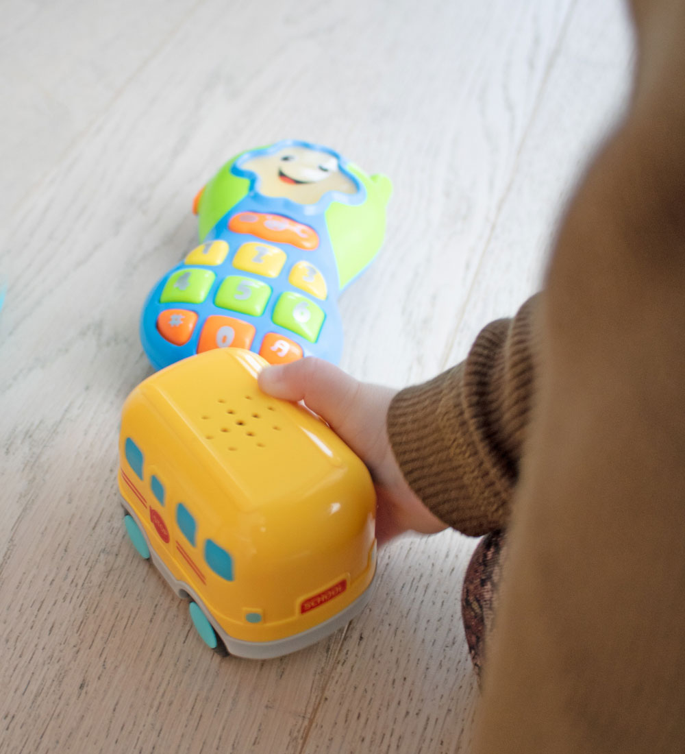 Scandinavian Baby Products Bil m. Lyd/Lys - Skolebus