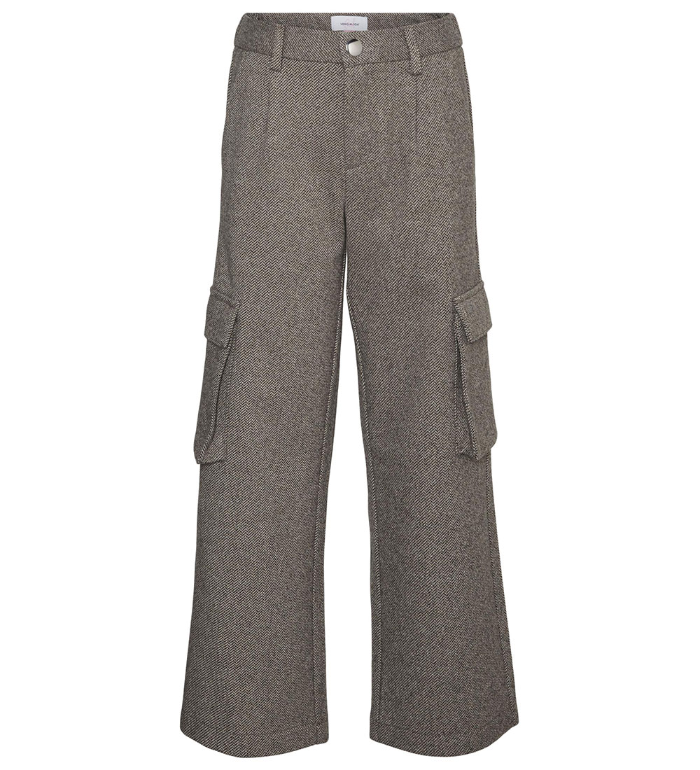 Vero Moda Girl Bukser - VmPia - Light Grey Melange
