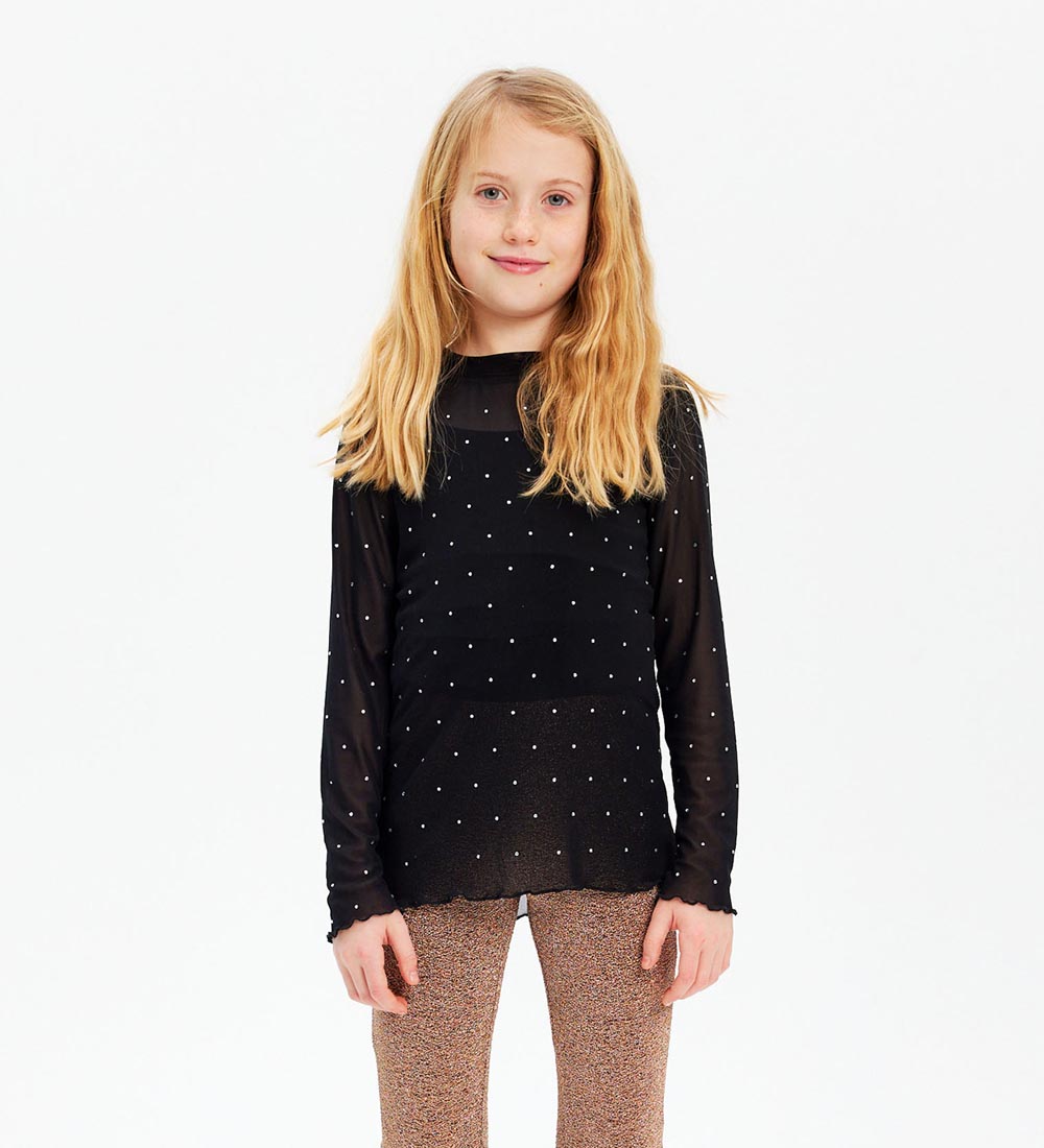 The New Bluse - TnIvy - Black Beauty m. Similisten