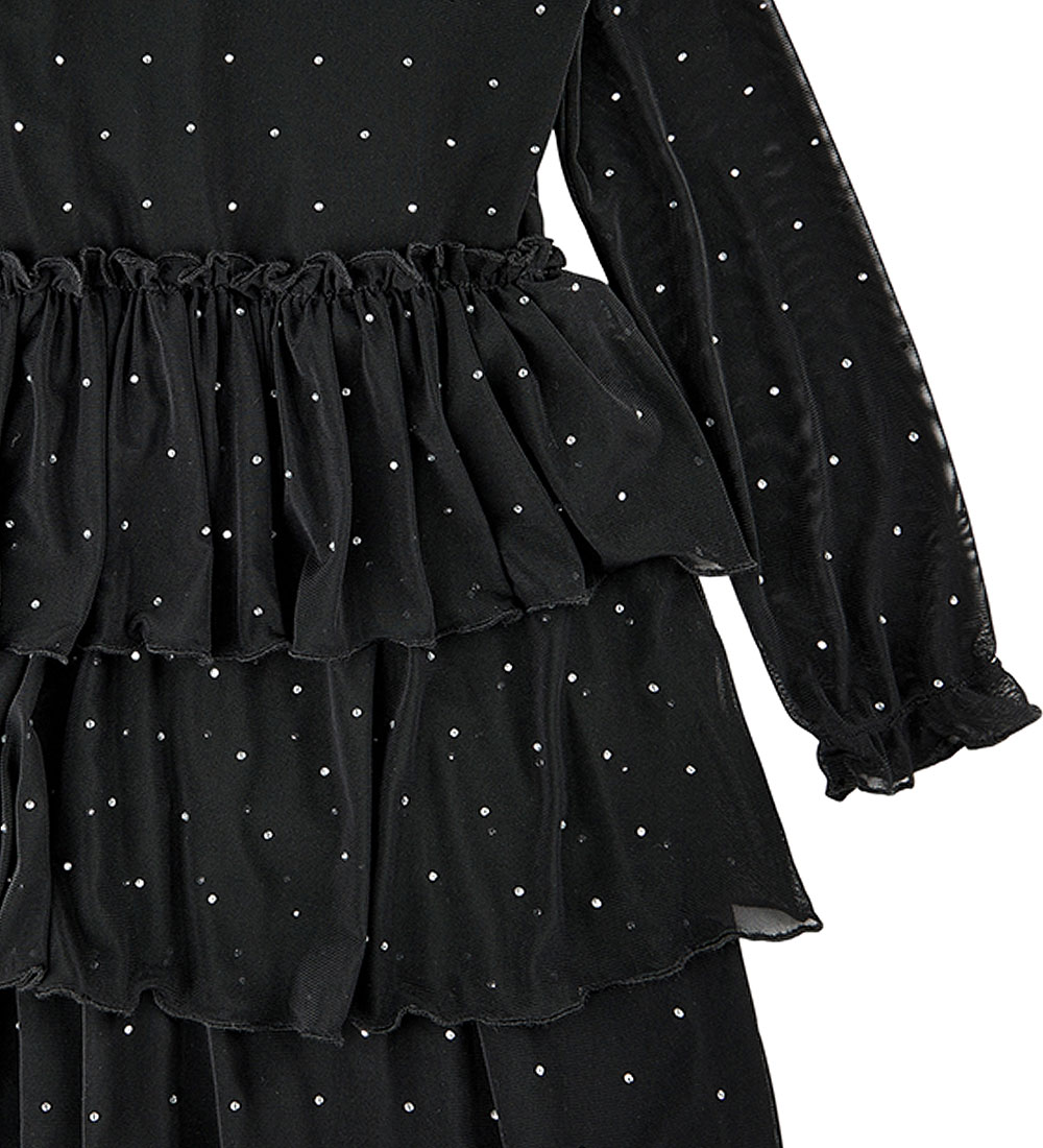 The New Kjole - TnMaise - Black Beauty m. Similisten