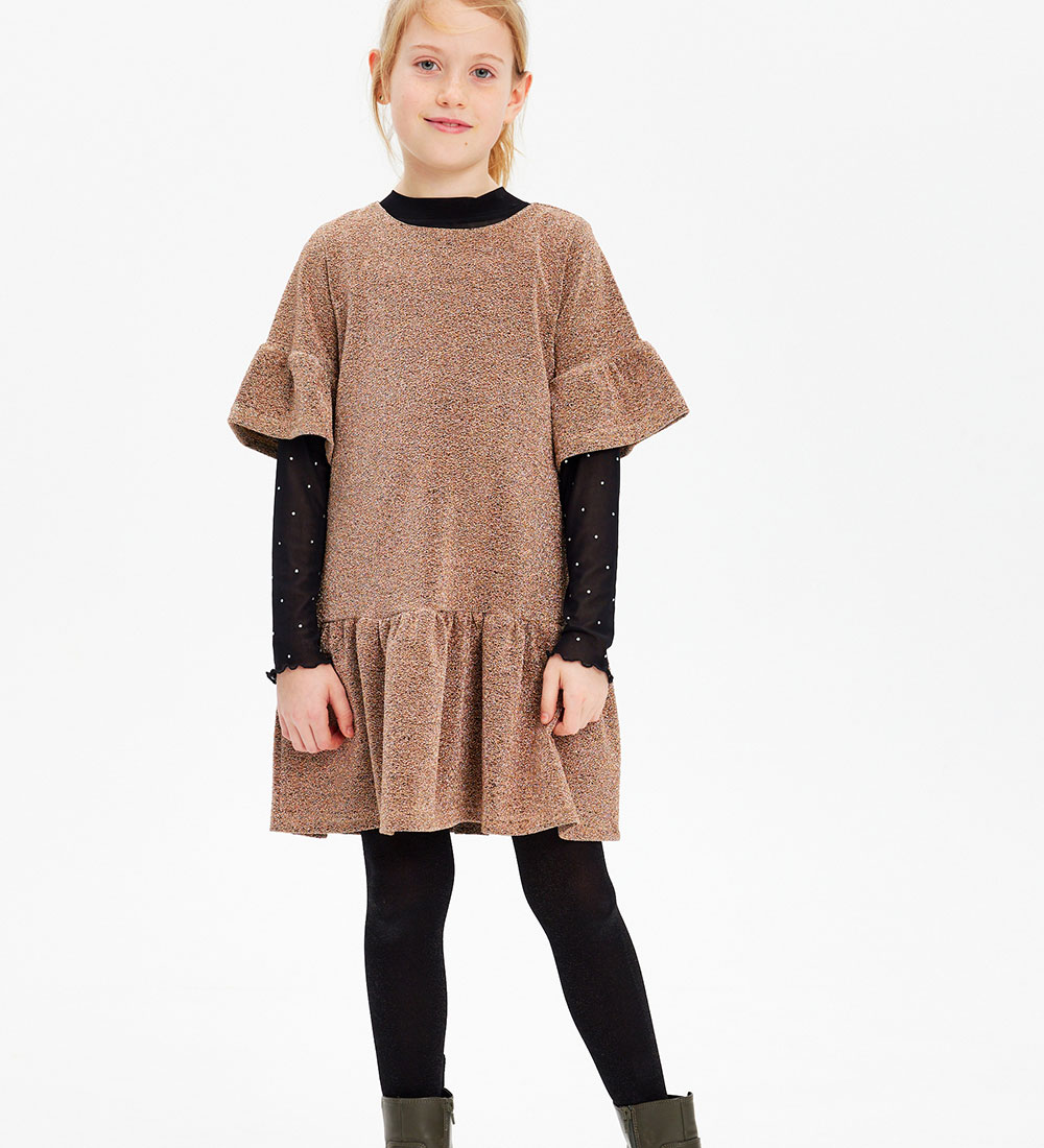 The New Kjole - TNIdalou - Gold Glitter