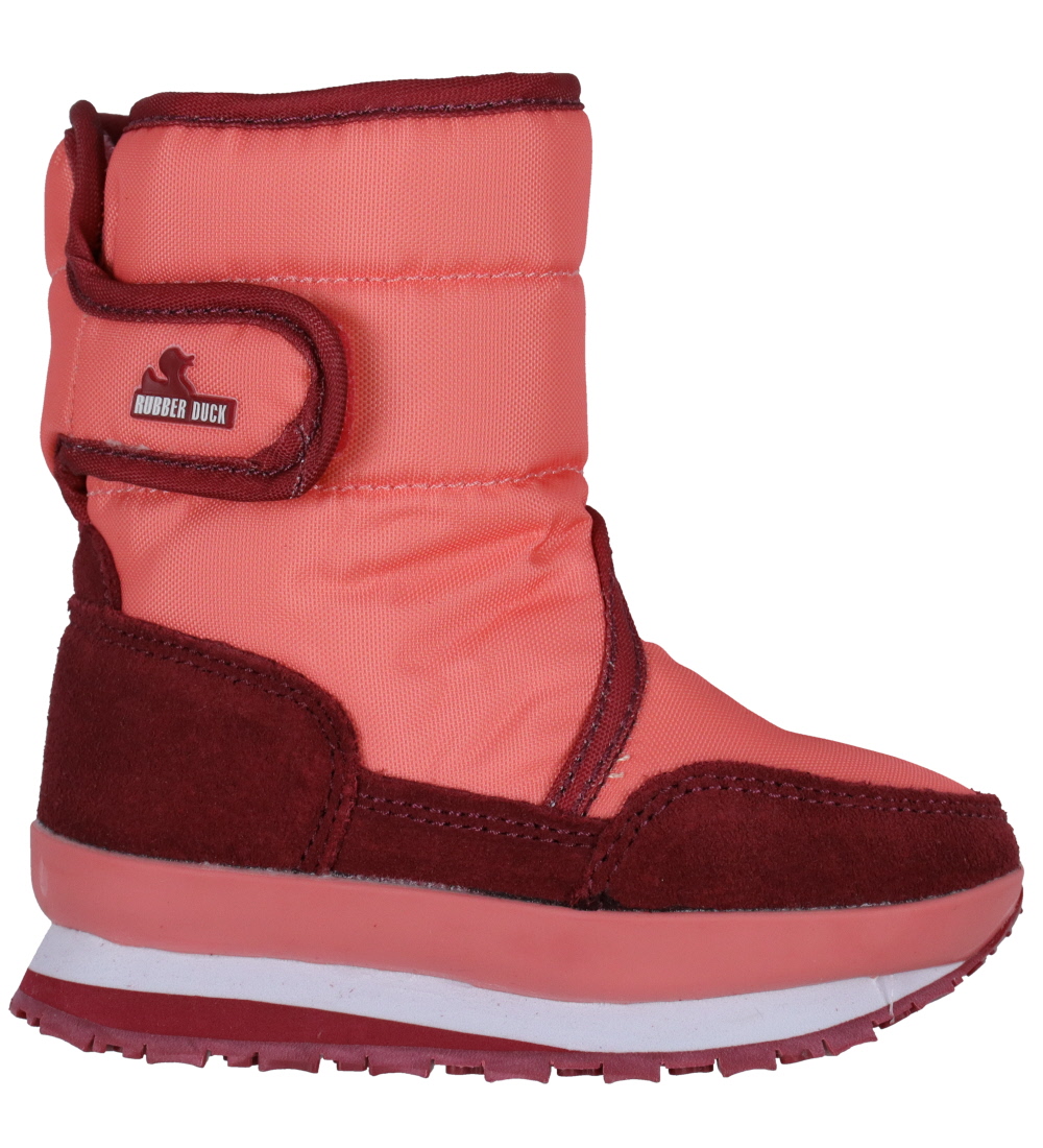 Rubber Duck Vinterstøvler - RD Snow Jogger - Pink/Bordeaux