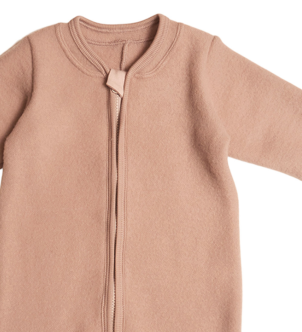 Huttelihut Køredragt - Uld - Perfy - Dusty Rose