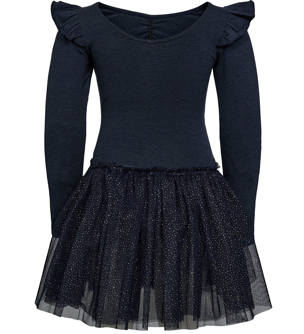 Petit by Sofie Schnoor Gynmastikdragt - Dark Blue m. Sølv