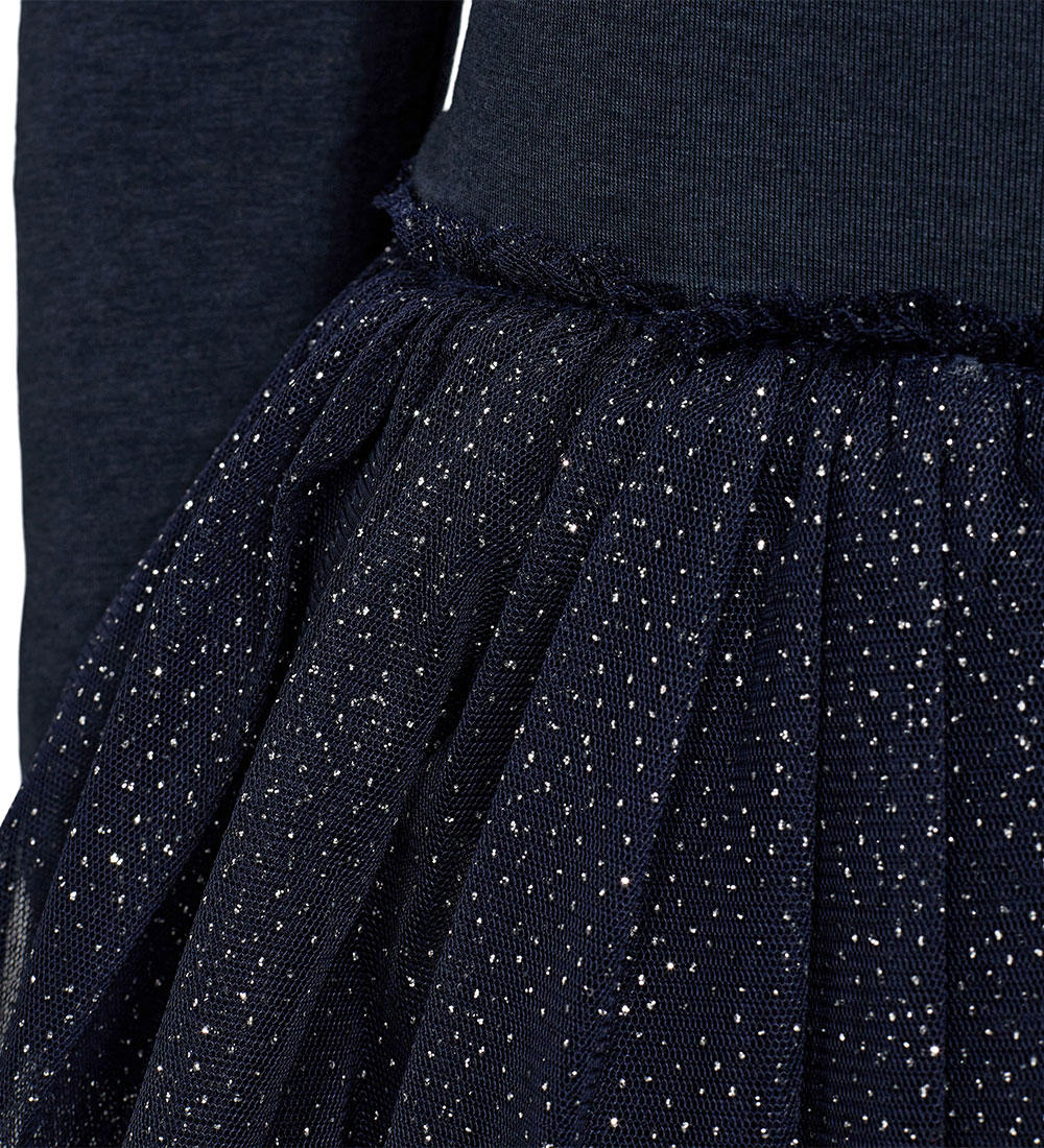 Petit by Sofie Schnoor Gynmastikdragt - Dark Blue m. Sølv