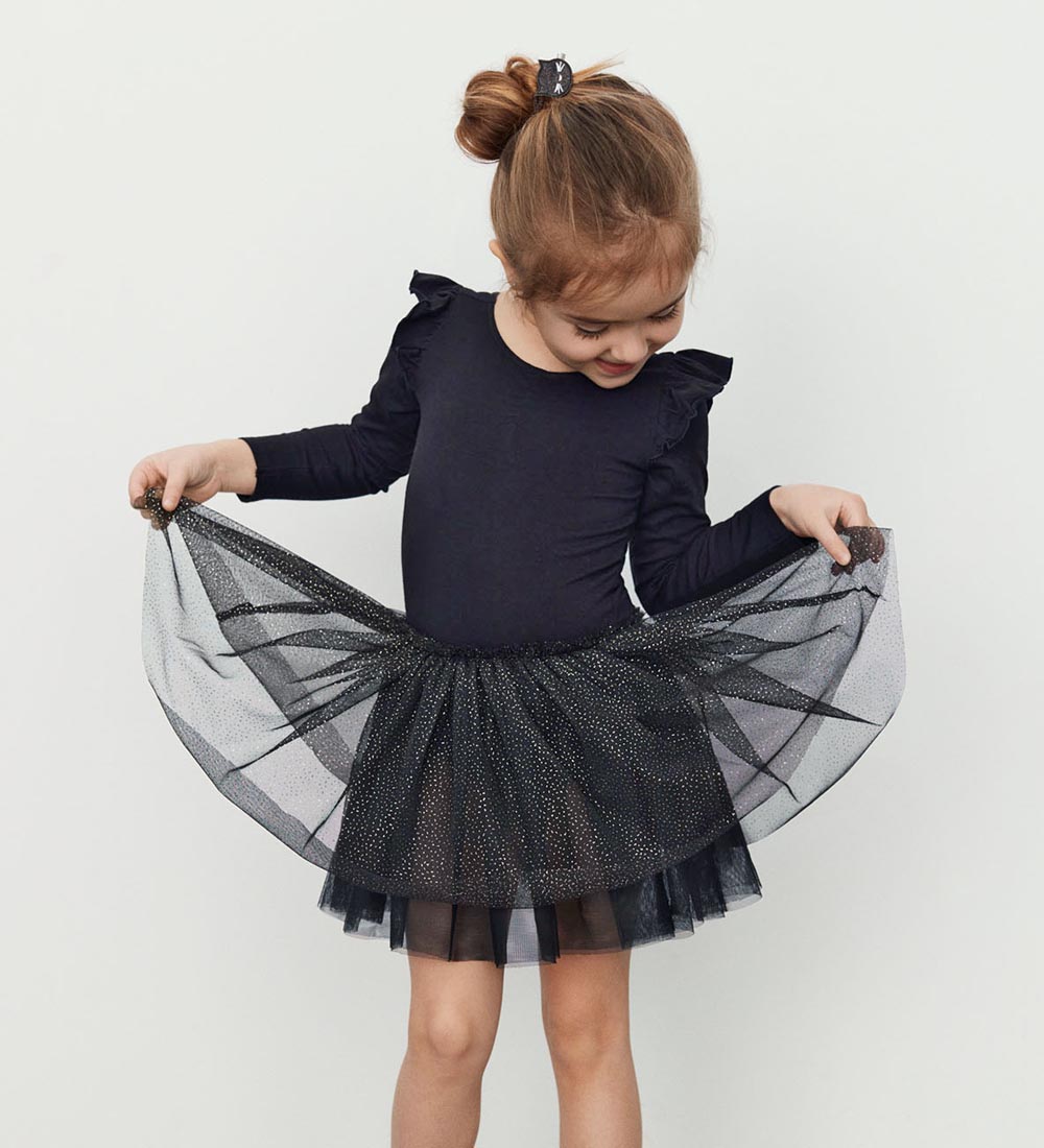 Petit by Sofie Schnoor Gynmastikdragt - Dark Blue m. Sølv