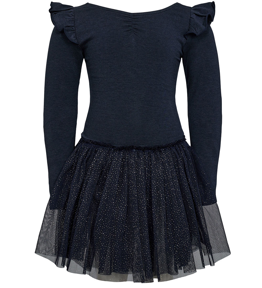 Petit by Sofie Schnoor Gynmastikdragt - Dark Blue m. Sølv