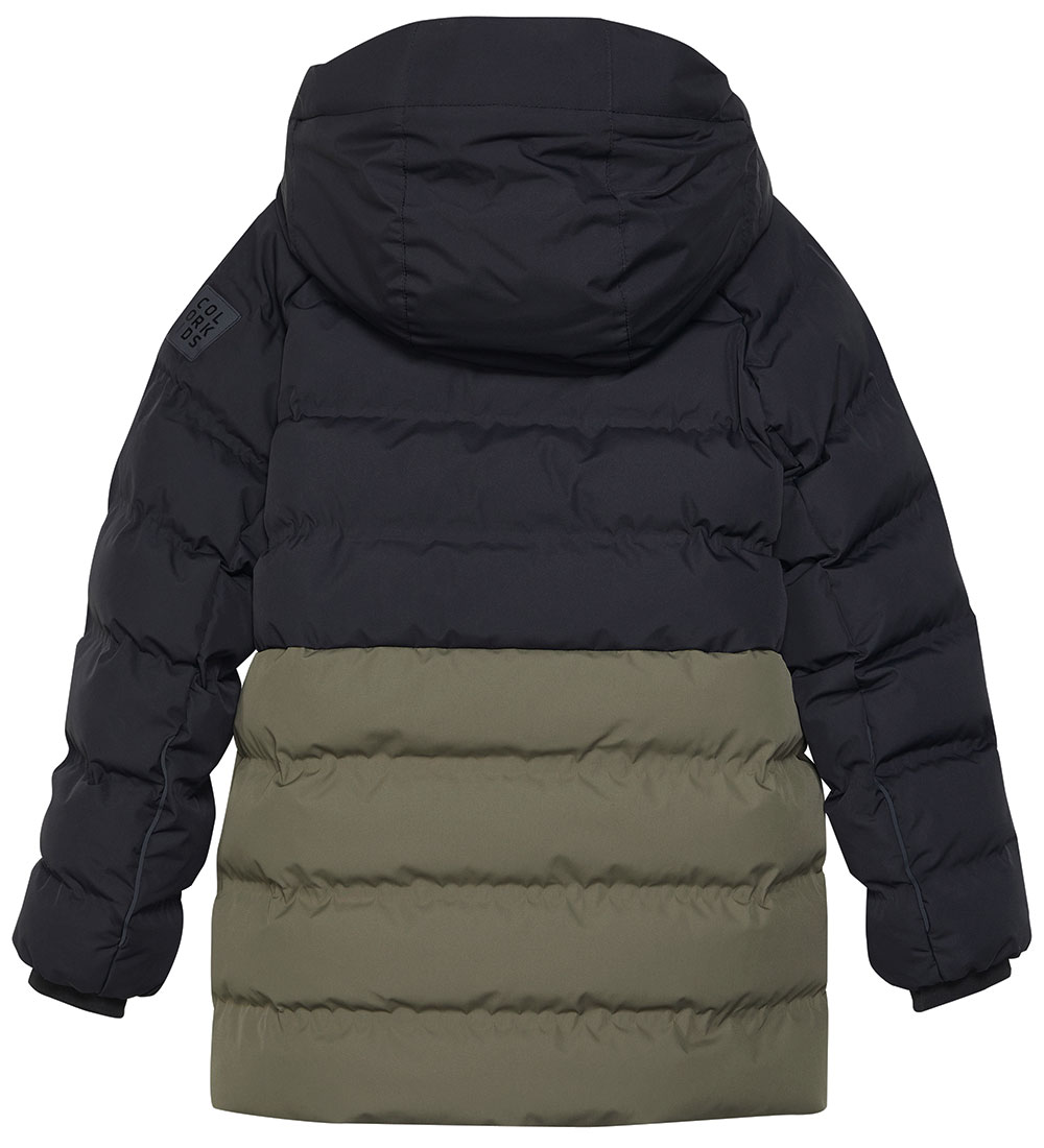 Color Kids Dynejakke - Sea Turtle/Sort