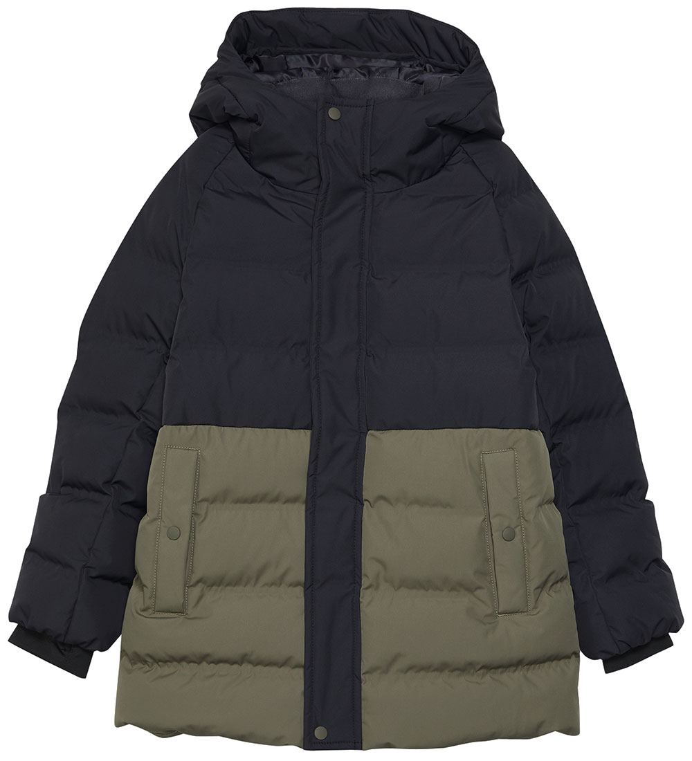 Color Kids Dynejakke - Sea Turtle/Sort