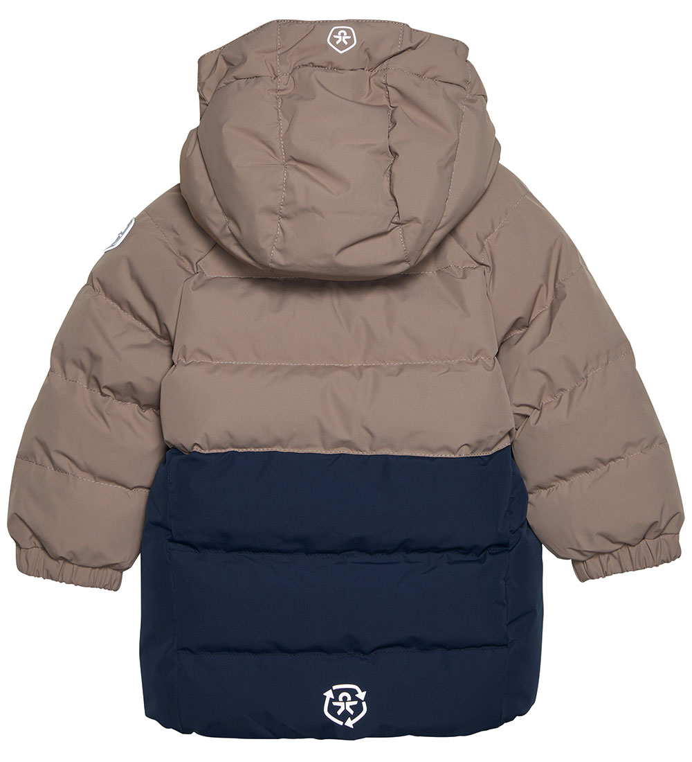 Color Kids Dynejakke - Fossil/Total Eclipse