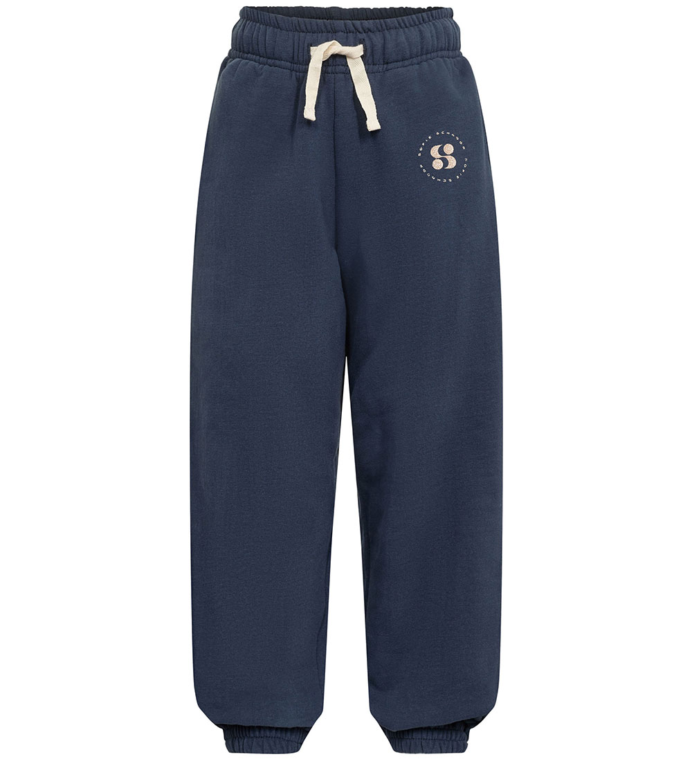 Petit by Sofie Schnoor Sweatpants - Dark Blue m. Guldglitter