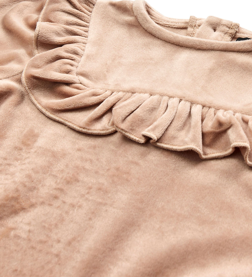 Petit by Sofie Schnoor Kjole - Velour - Dee - Sweet Rose