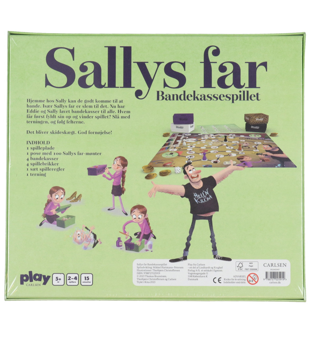 Forlaget Carlsen Brætspil - Sallys Far Bandekassespillet - Dansk