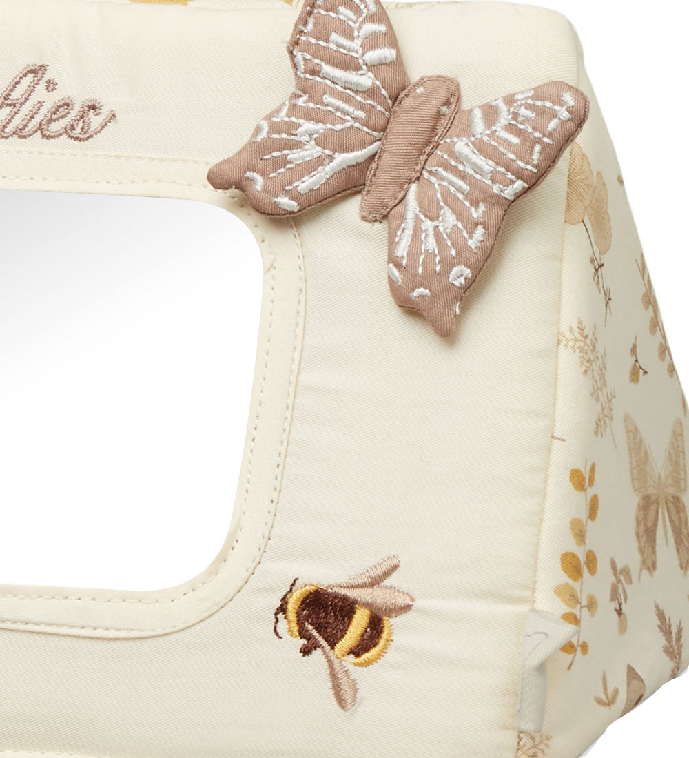 Cam Cam Spejl - Beige m. Blade/Sommerfugle