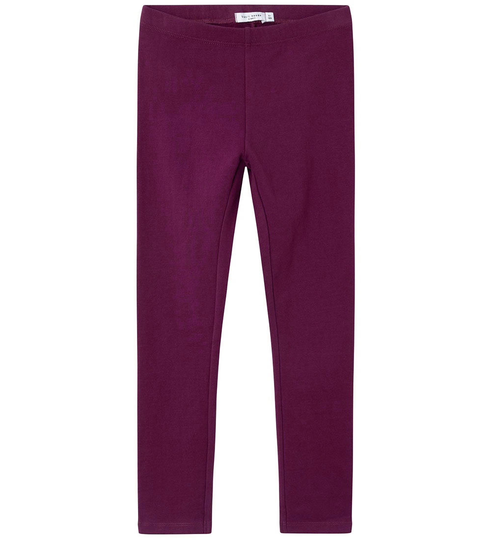 Name It Leggings - Sweat - NkfDavina - Grape Juice
