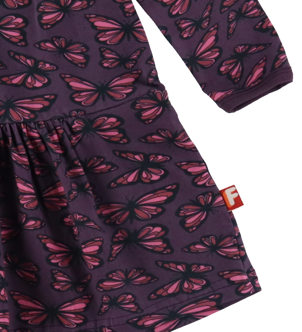 DYR-Cph Kjole - DYRZanzi - Grey Viola Flutter