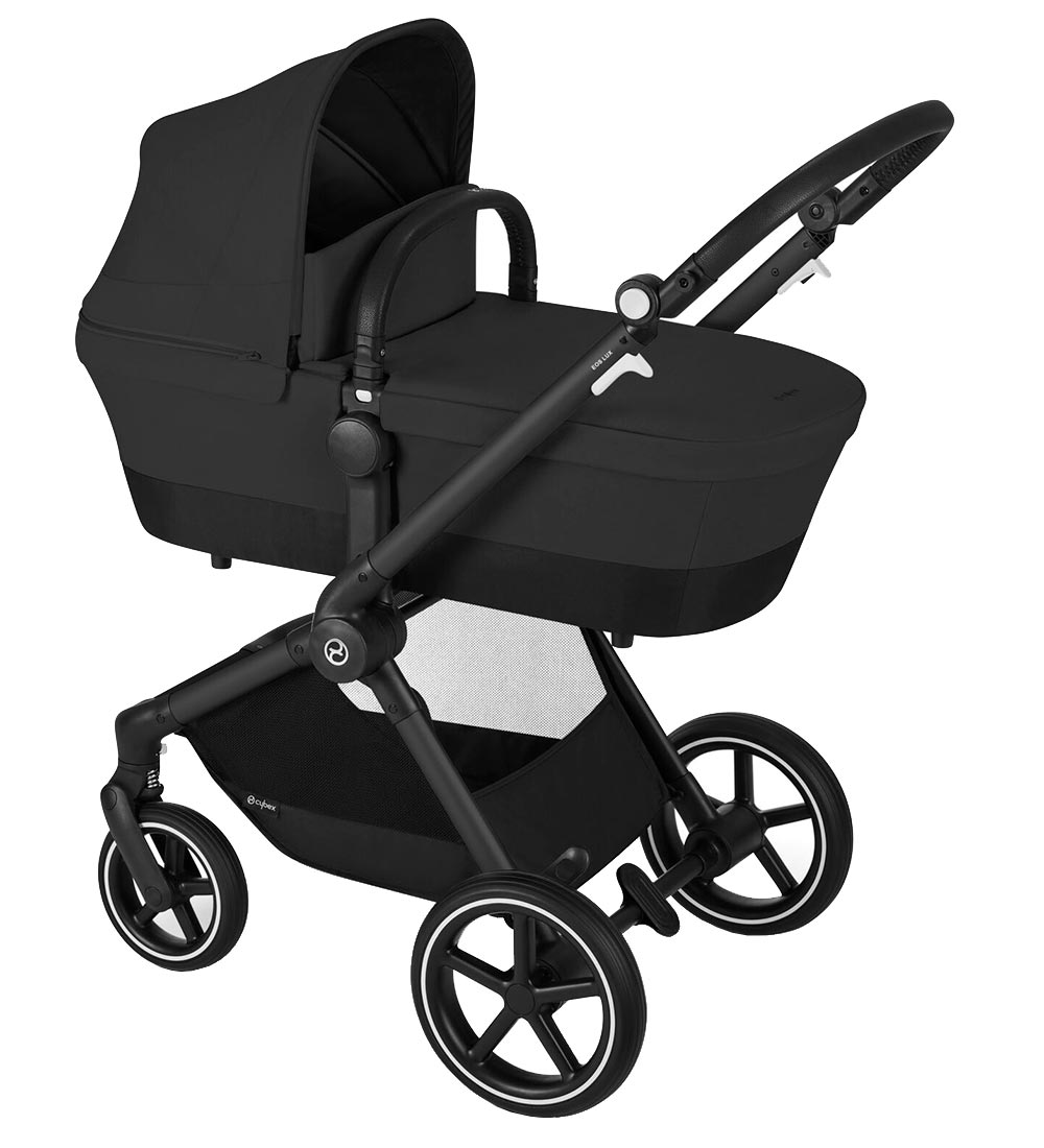 Cybex Klapvogn/Barnevogn - Eos Lux - 2-i-1 - Moon Black