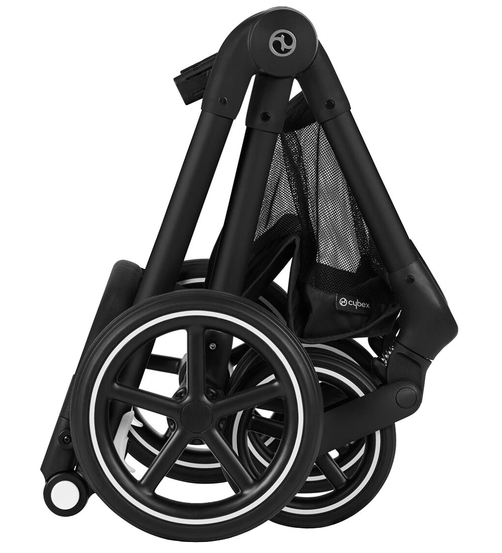 Cybex Klapvogn/Barnevogn - Eos Lux - 2-i-1 - Moon Black