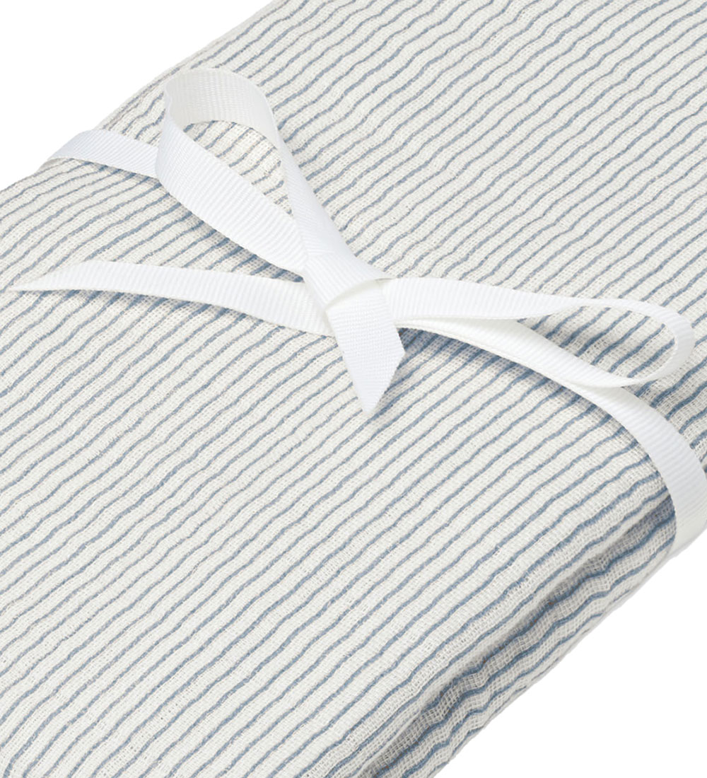 Cam Cam Babysvøb - 120x120 cm - Classic Stripes Blue
