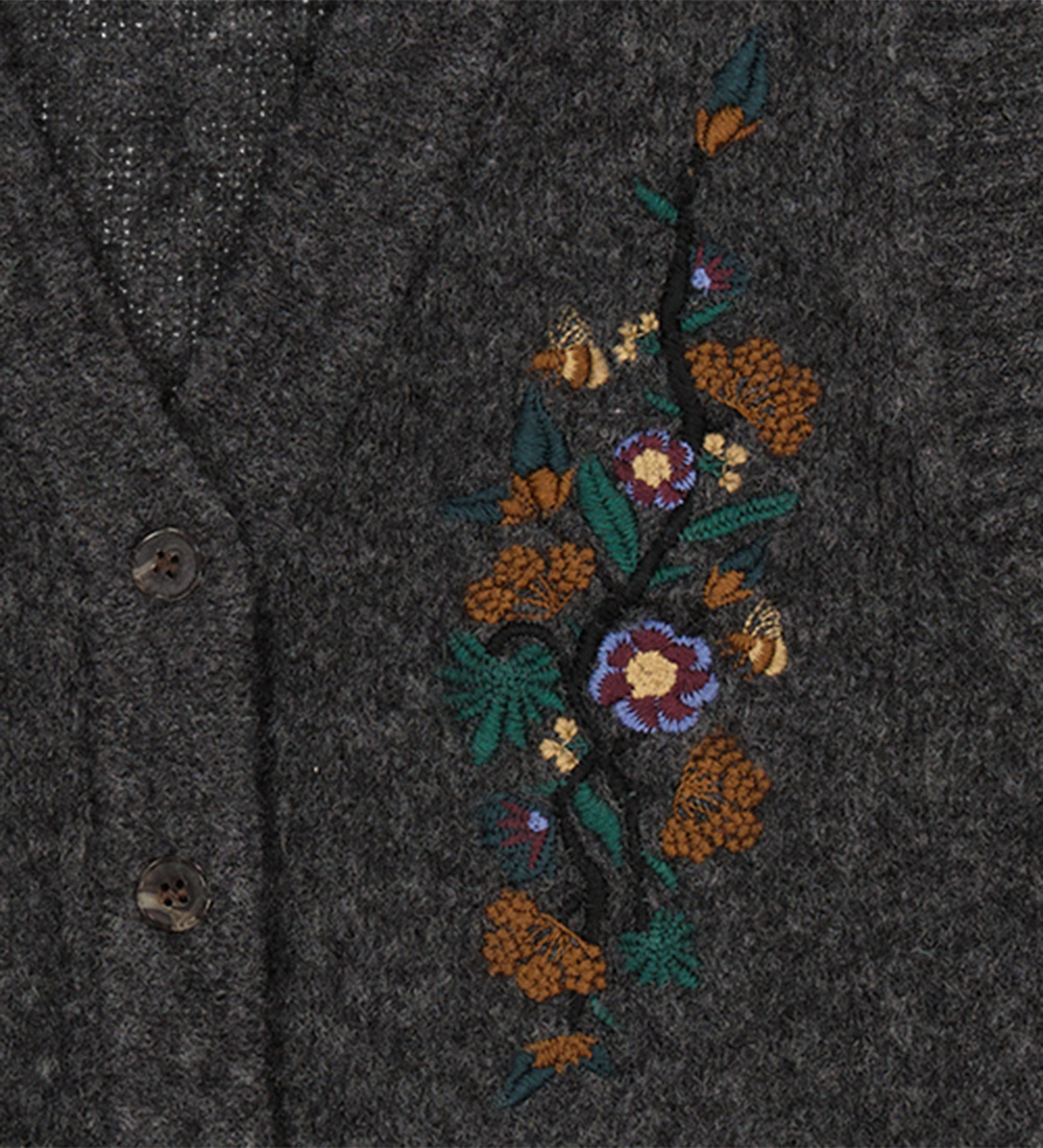 MarMar Vest - Strik - Uld - Taso - Dark Grey Melange