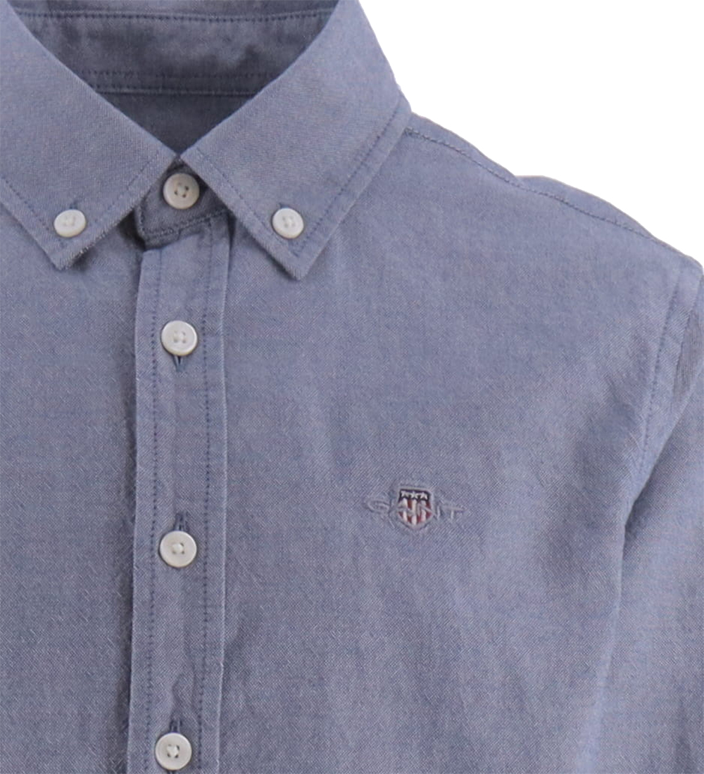 GANT Skjorte - Shield Oxford - Persian Blue