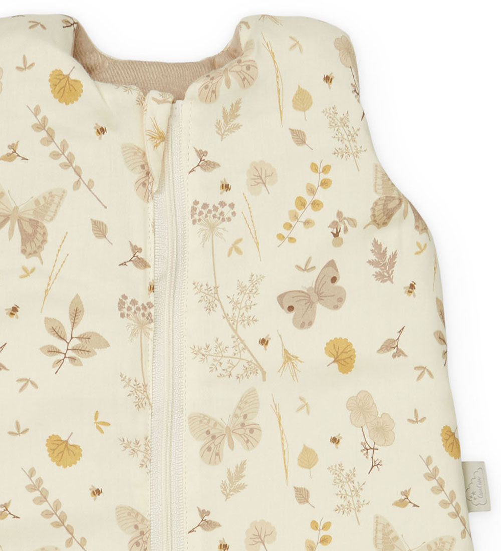 Cam Cam Sovepose - 0-6 mdr. - Beige m. Blade/Sommerfugle