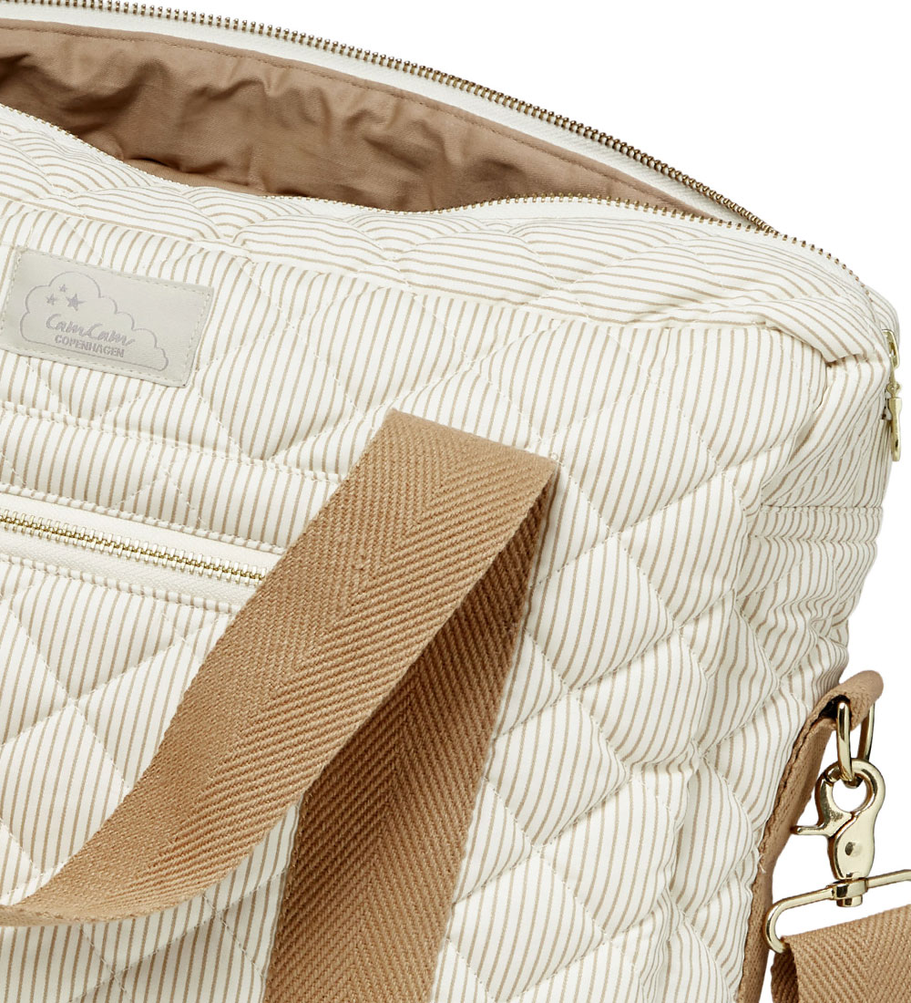 Cam Cam Pusletaske - Classic Stripes Camel