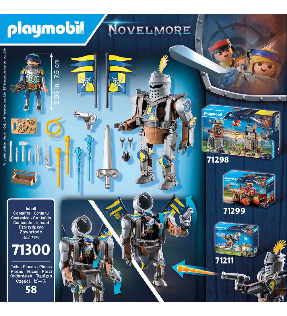 Playmobil Novelmore - Kamprobot - 71300 - 58 Dele